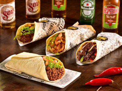 Tacontainer tem 4 versões do clássico burrito mexicano