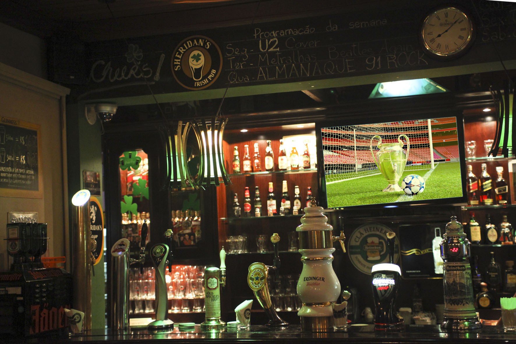 Final da Champions League em Curitiba no sheridan's irish pub