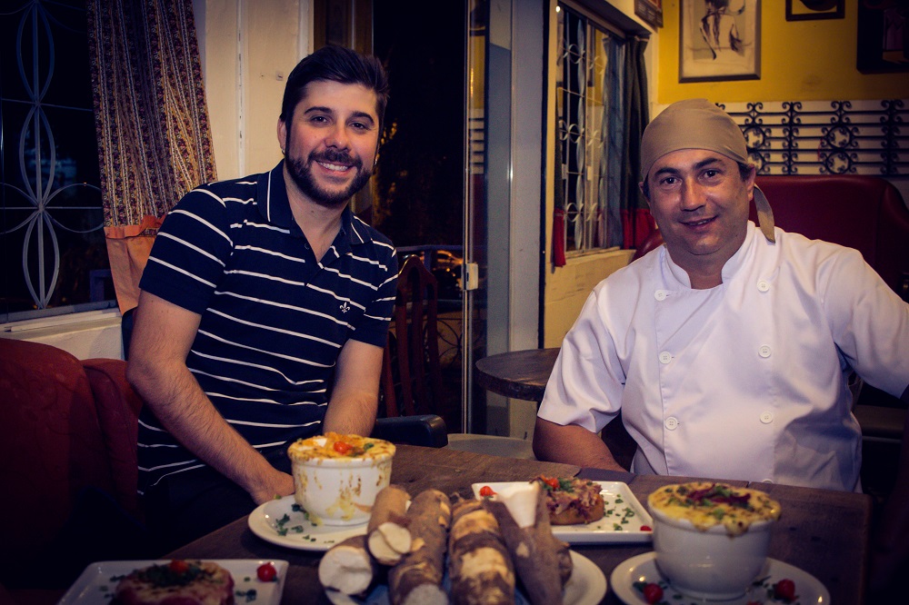 Os chefs Délio Canabrava e Fábio Strapazzon