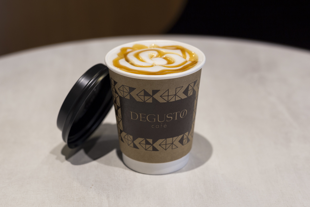 Caramello Latte do Degusto Café Batel para o Festival Drink Good Coffee 2018 em Curitiba