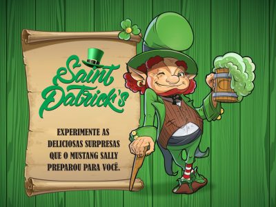 Programação especial Saint Patrick´s: Mustang Sally traz pratos temáticos e grande festa na unidade Batel
