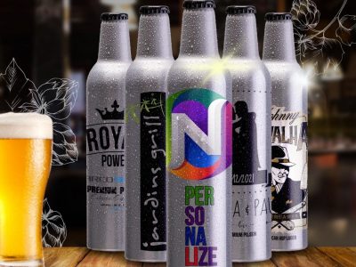 Cervejaria ROOTS oferece opções de garrafas personalizadas para brindes