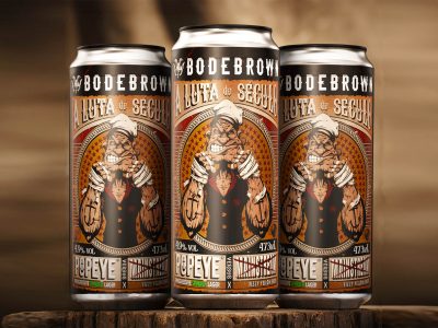 Bodebrown lança cerveja inspirada no personagem Popeye com espinafre na receita