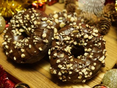 Sabores natalinos: Mais1.Café apresenta donuts especiais de avelã para comemorar o Natal